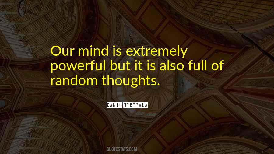 Quotes About Random Thoughts #1626758
