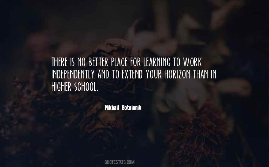 Quotes About School And Work #370461