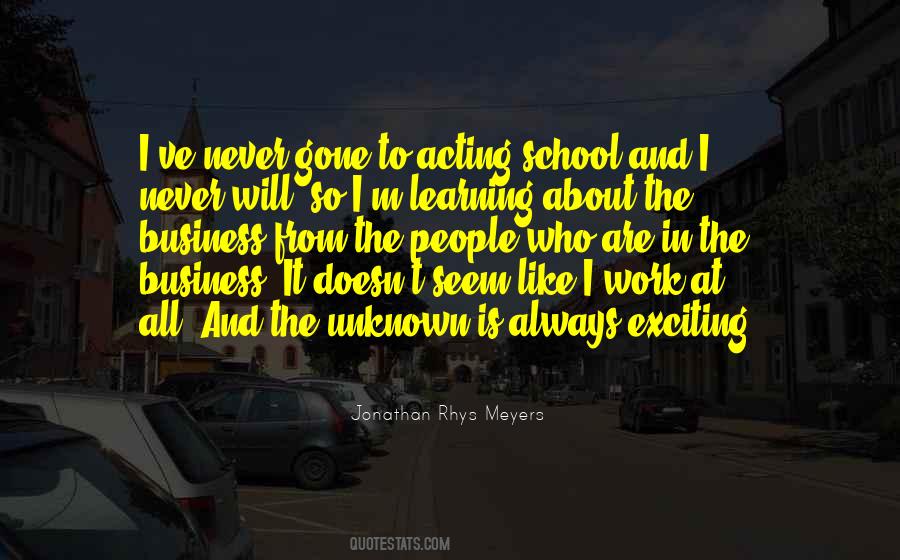 Quotes About School And Work #97144