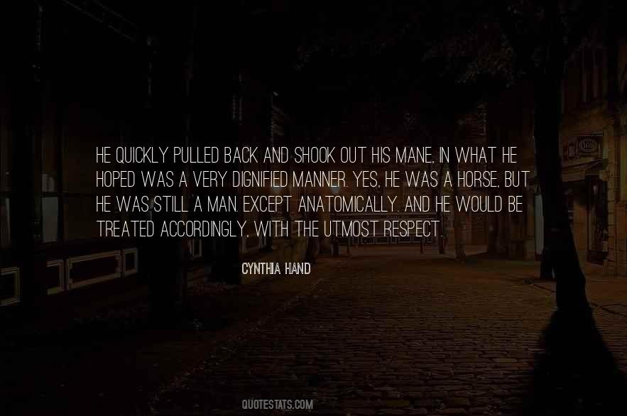 Mane Of A Horse Quotes #1280437