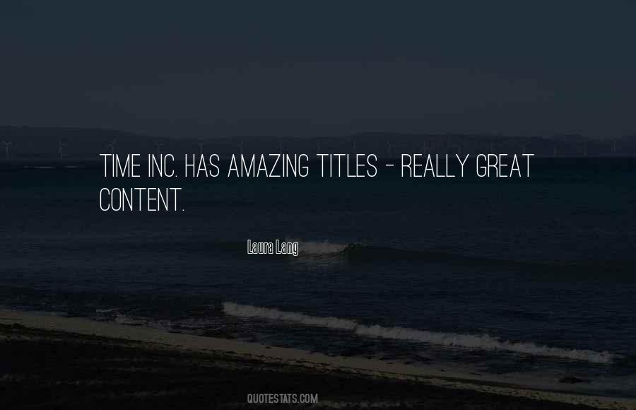 Quotes About Titles #1226771