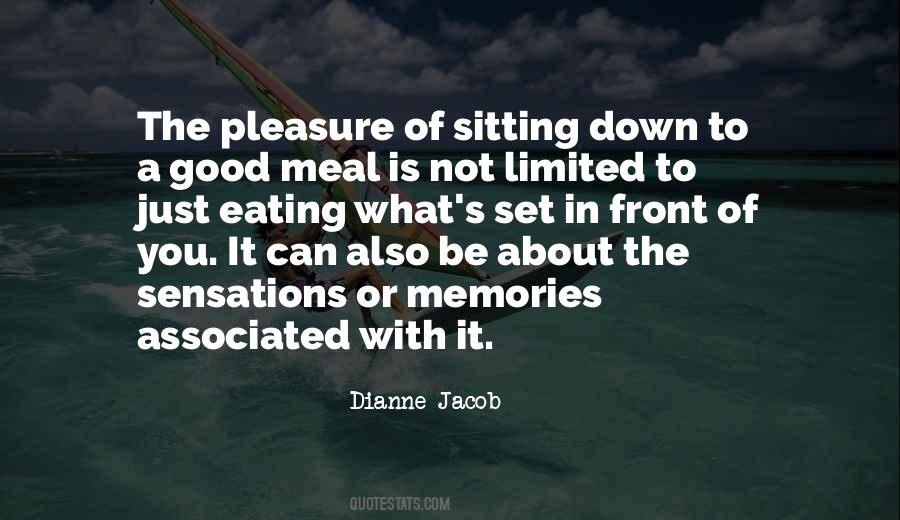 Quotes About Pleasure Of Eating #57621