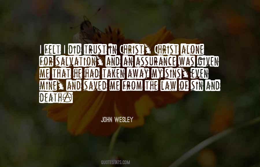 Quotes About Assurance Of Salvation #1839161