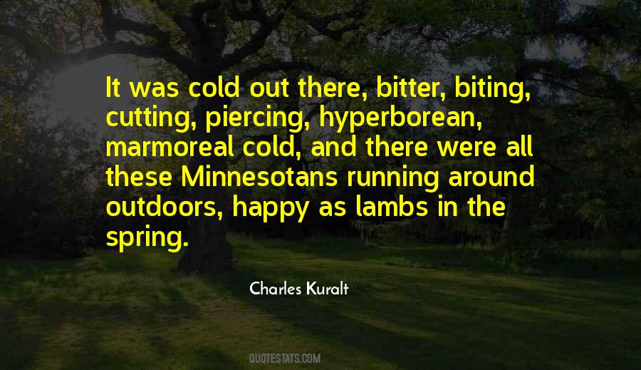 Quotes About Running Outdoors #6662