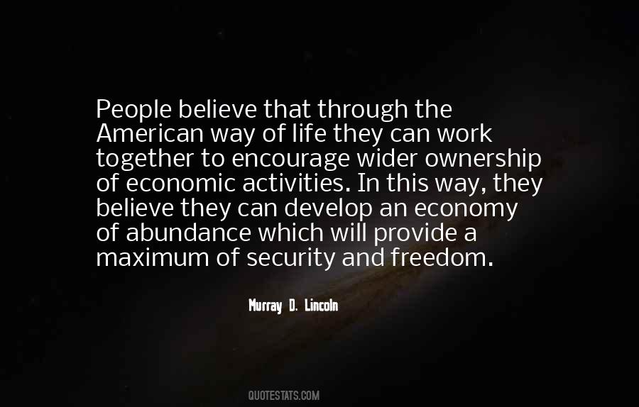 American Economy Quotes #990827