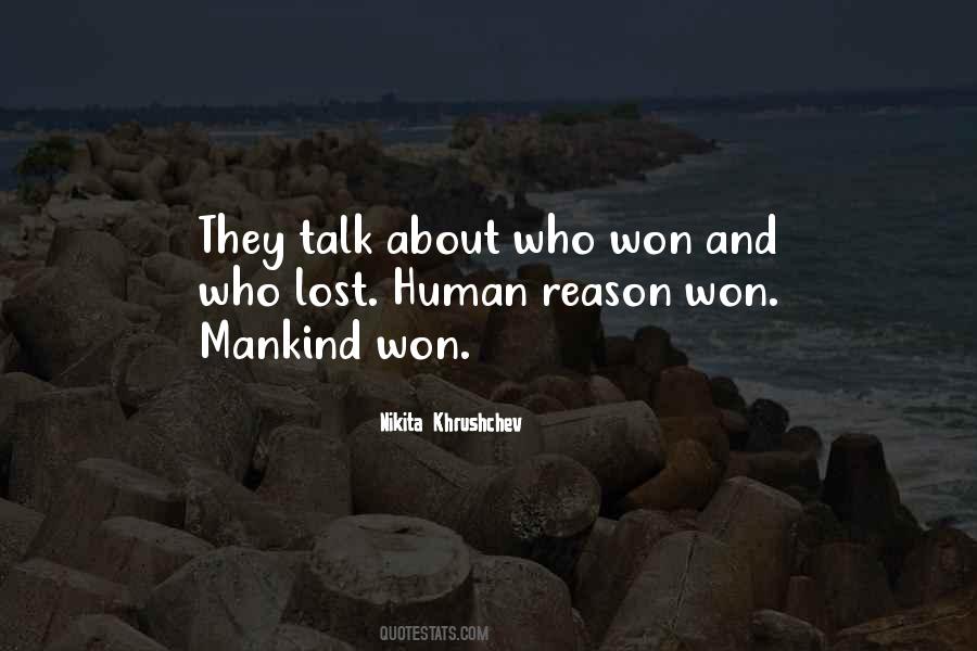 Human Reason Quotes #1336994