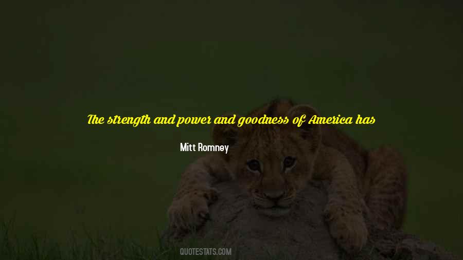 Goodness Strength Quotes #728107