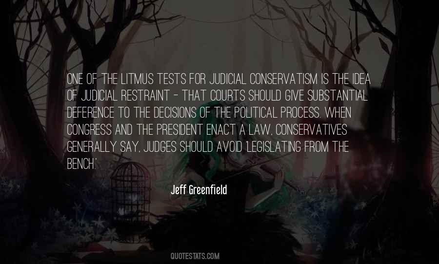 Quotes About Judicial Restraint #1232466