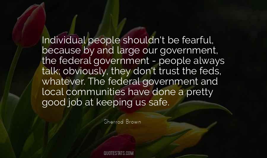 Government Safe Quotes #1618427
