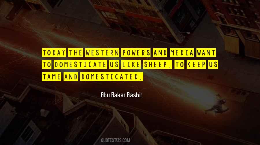 Quotes About Western Media #1124625