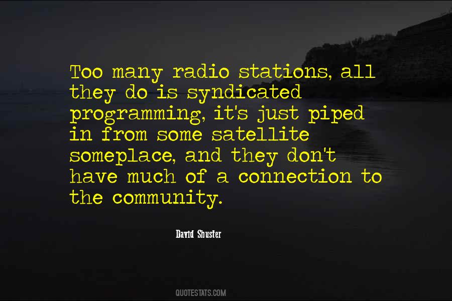 Quotes About Radio Stations #1290261