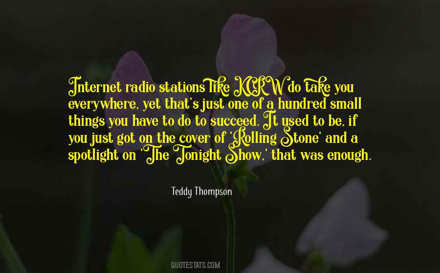 Quotes About Radio Stations #242299