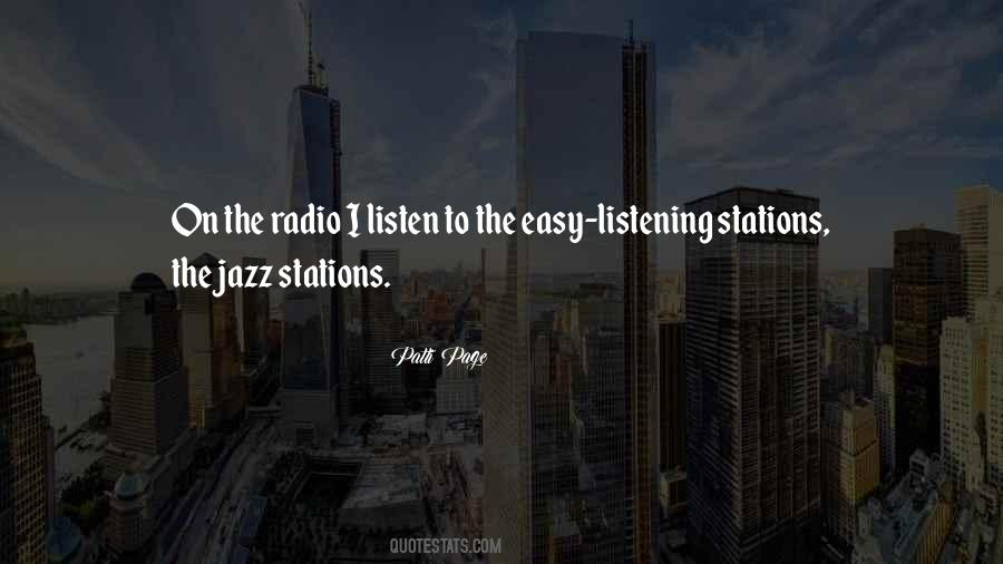 Quotes About Radio Stations #432496