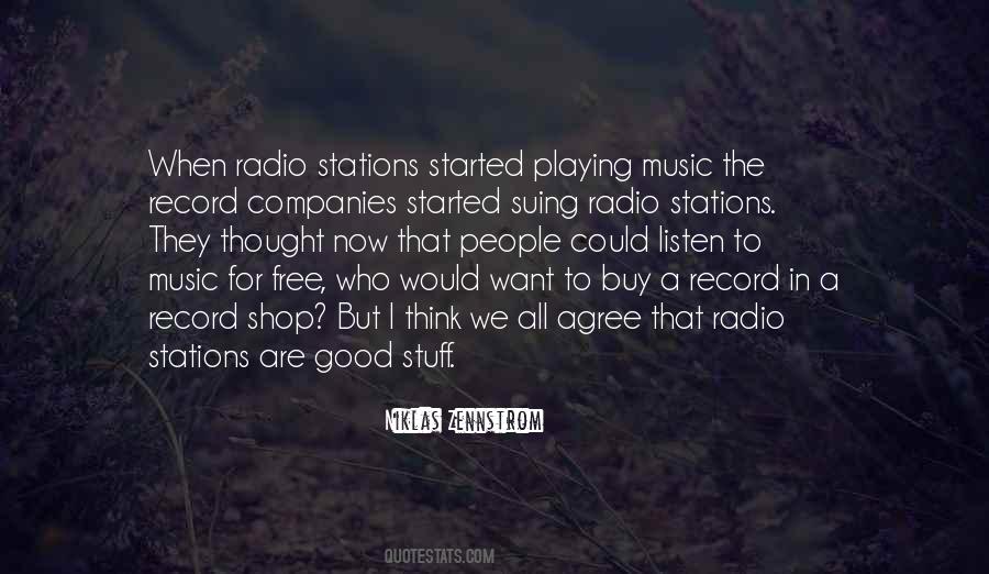 Quotes About Radio Stations #663000