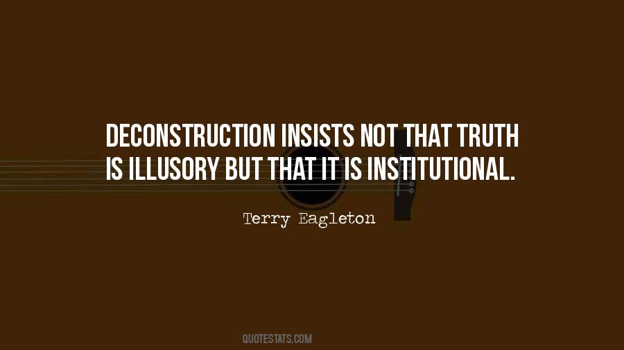 Quotes About Deconstruction #1365419