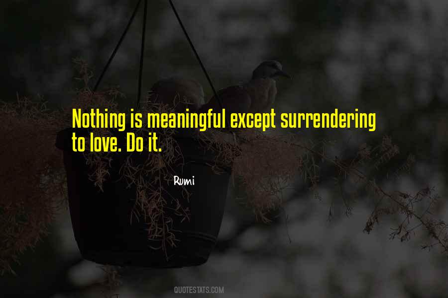 Quotes About Surrendering To Love #1597917