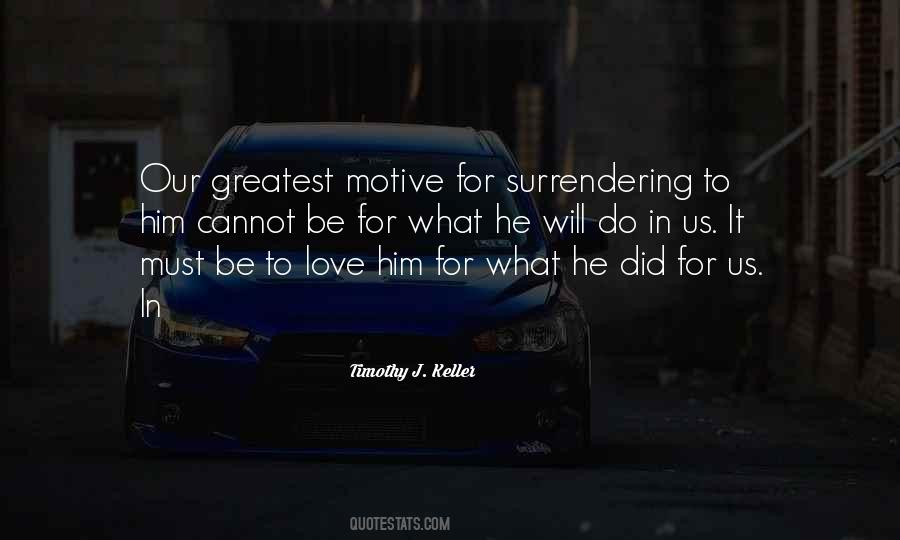 Quotes About Surrendering To Love #761546