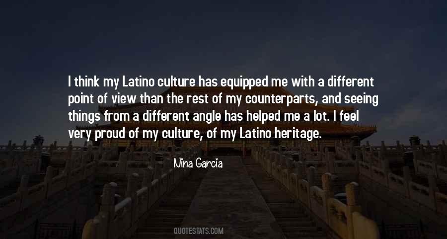 Quotes About Latino Culture #1158163