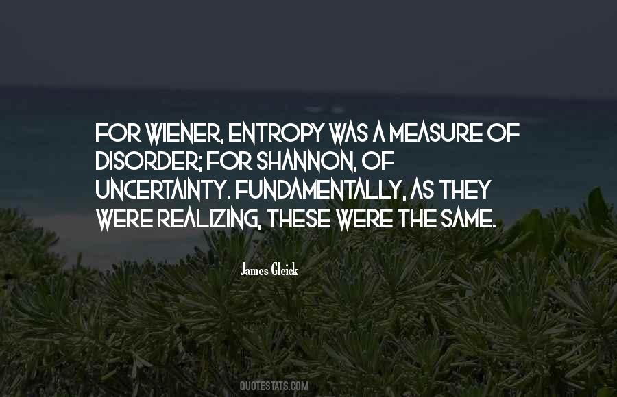 Quotes About Entropy #1321399