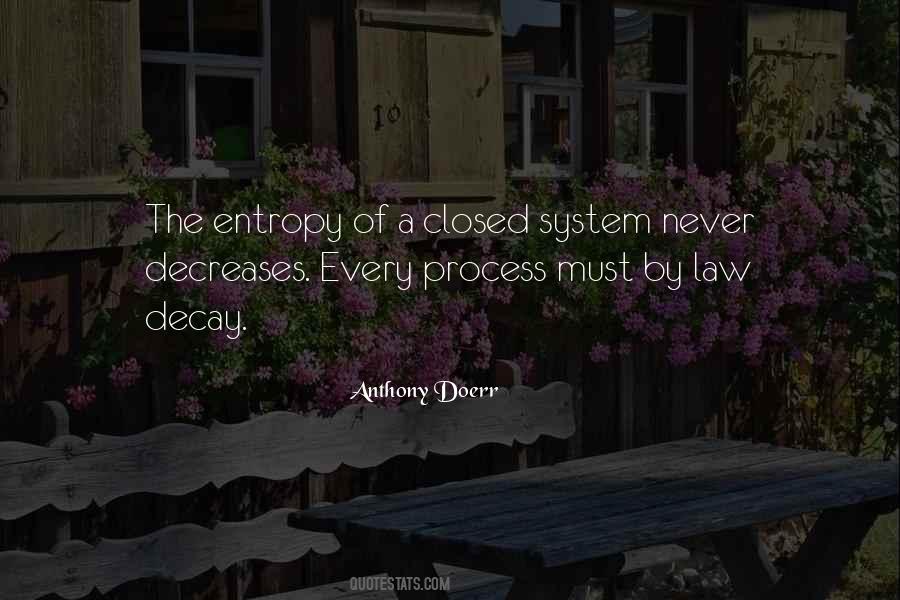 Quotes About Entropy #627313