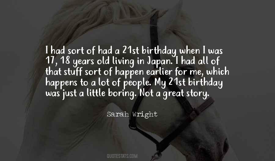 Quotes About 20 Years Old Birthday #121184