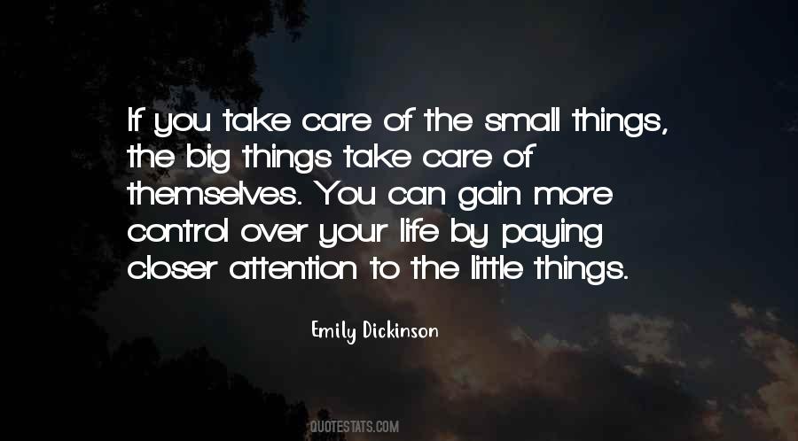 Quotes About The Small Things #823343