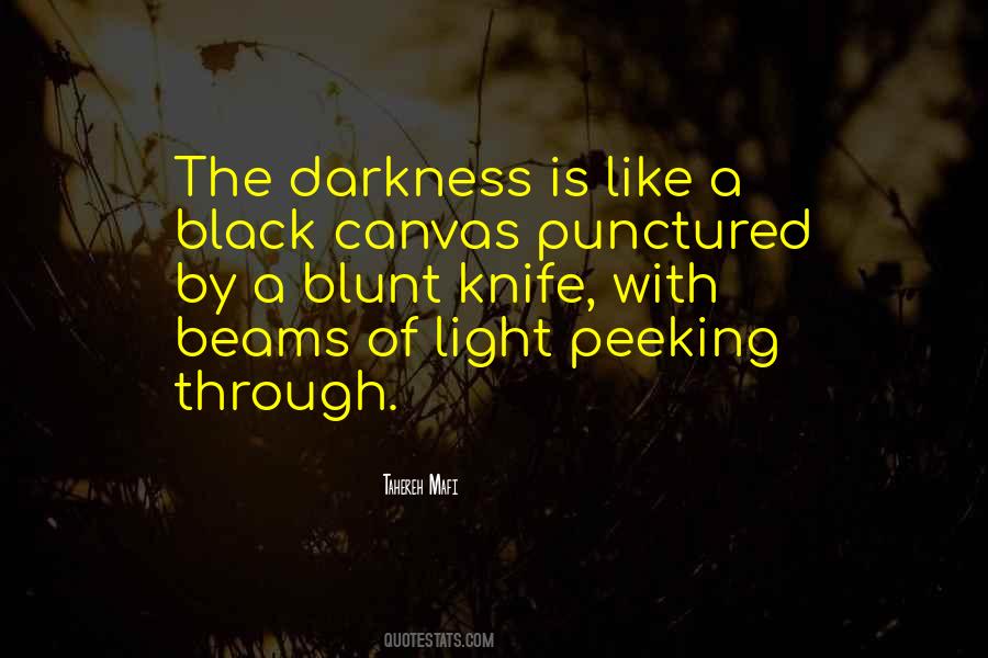 Black Knife Quotes #958300