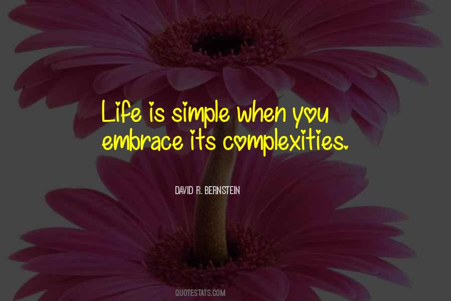 Quotes About Life Is Simple #1406047