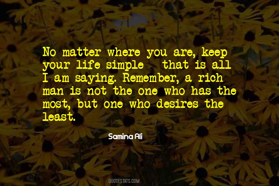 Quotes About Life Is Simple #36181