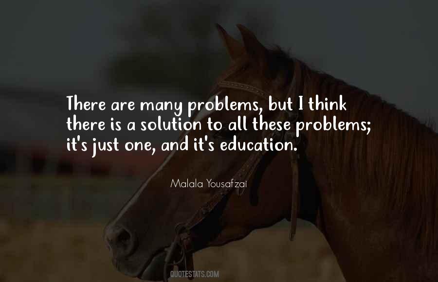 Quotes About Many Problems #985357