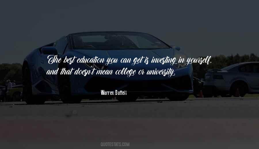 Quotes About Investing In Education #263444