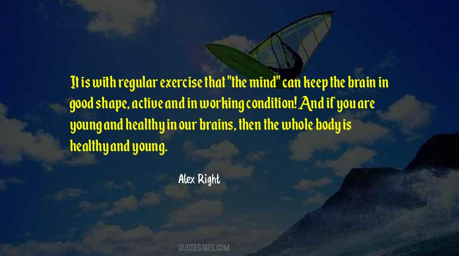 Quotes About Regular Exercise #430792