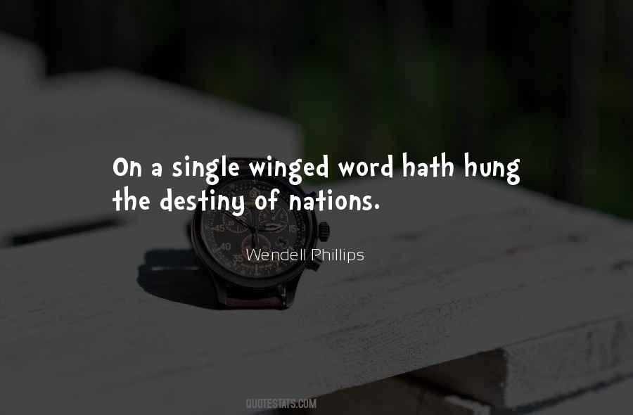 Quotes About Winged #366151