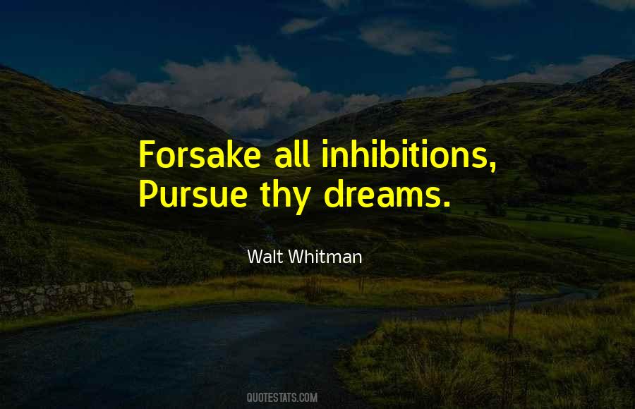 Quotes About Inhibitions #1543184