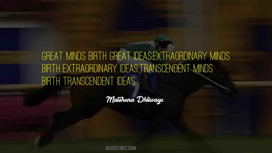 Quotes About Transcendent #1198840