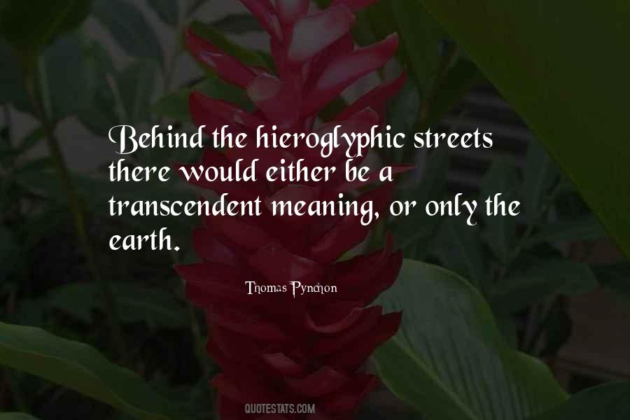 Quotes About Transcendent #1787623