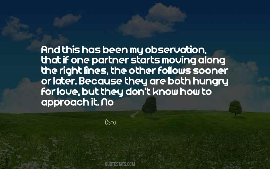 Quotes About Love Observation #1810271