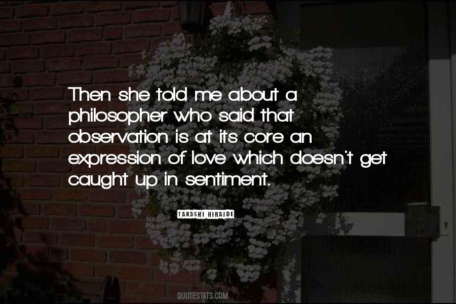 Quotes About Love Observation #528899