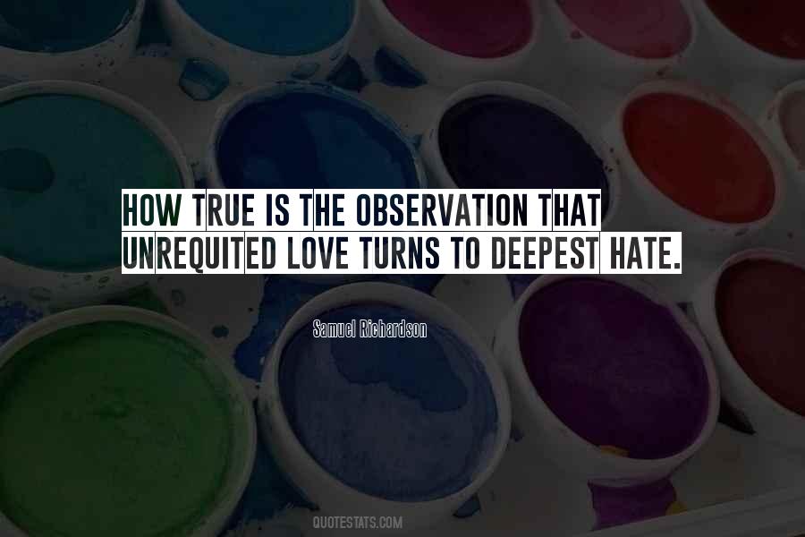 Quotes About Love Observation #900317