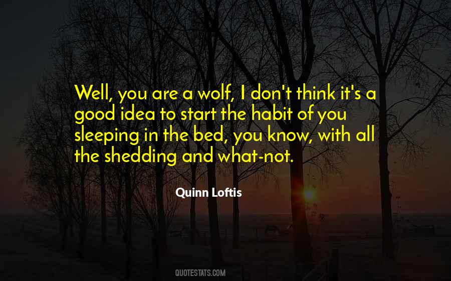 Quotes About Bed And Sleeping #1838792