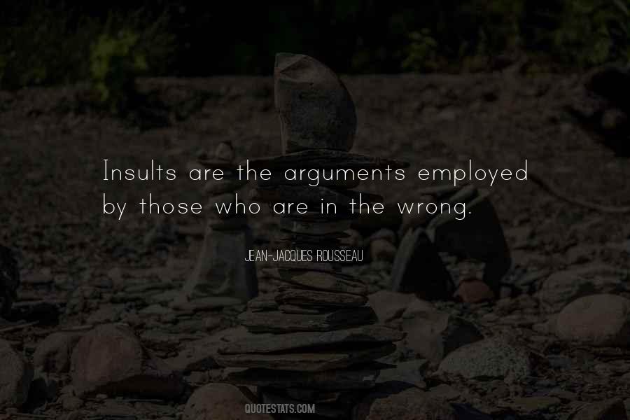 Quotes About Insults In Arguments #1706639