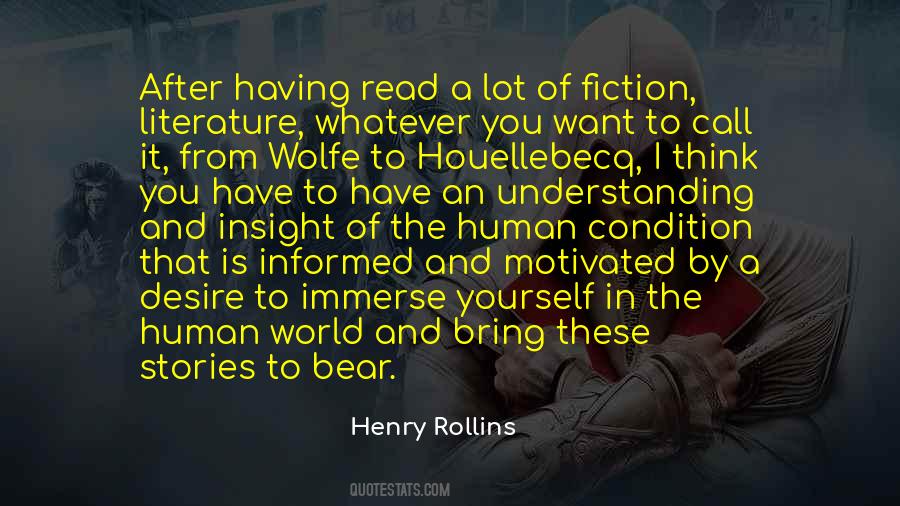Quotes About Fiction Literature #1334249