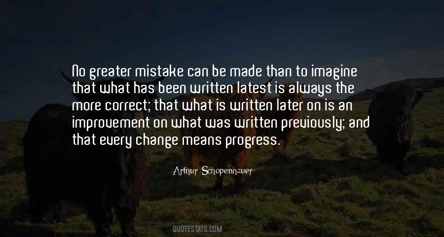 Improvement And Change Quotes #151927