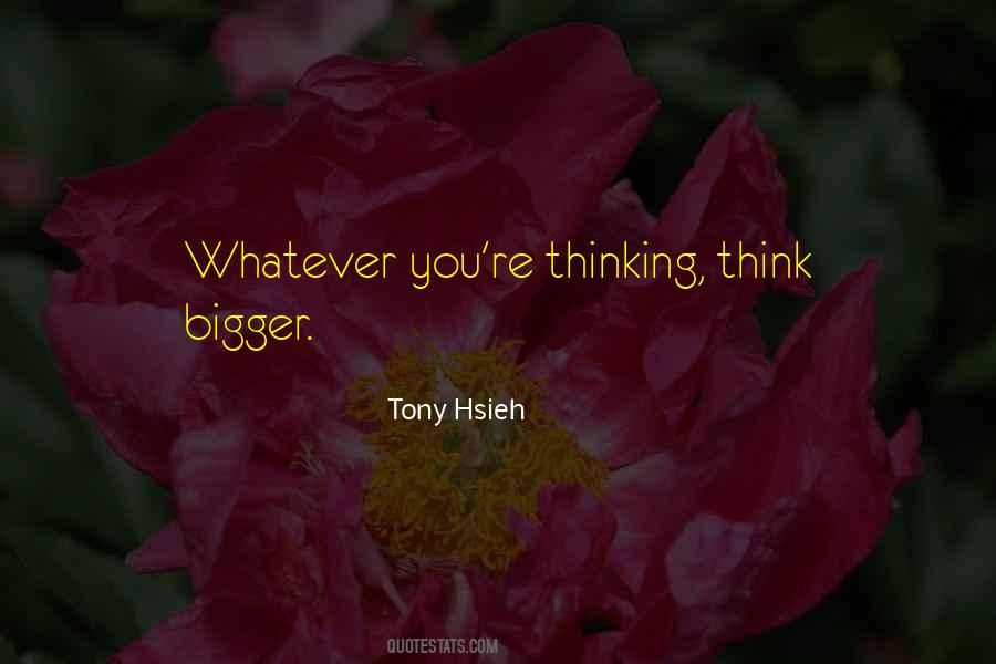Quotes About Thinking Bigger #450337