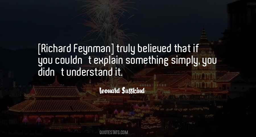 Quotes About Feynman #70422