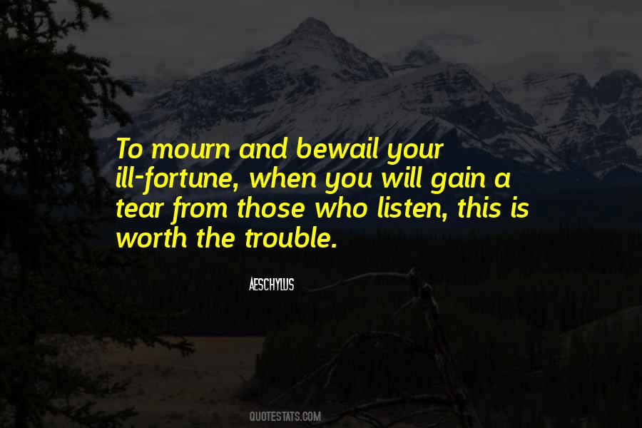Ill Fortune Quotes #890681