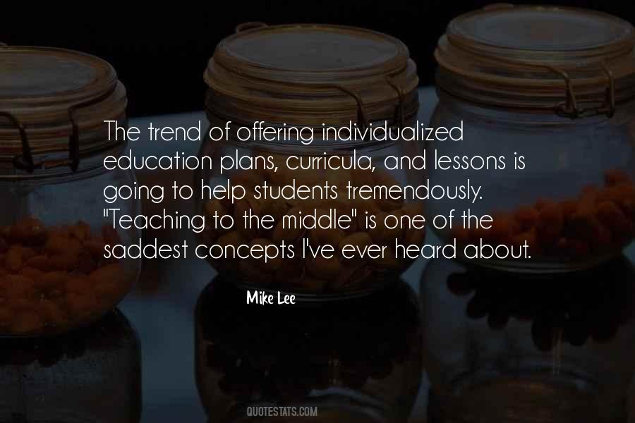 Quotes About Individualized Education #7079