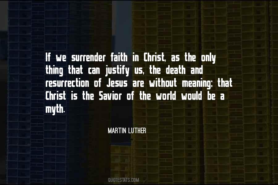 Quotes About Jesus As Savior #1513246