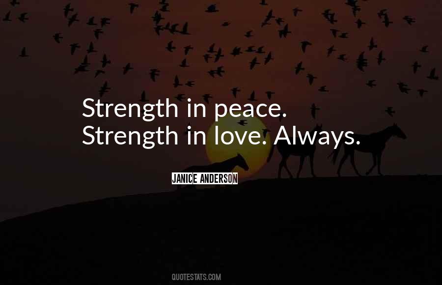 Quotes About Strength In Love #265454