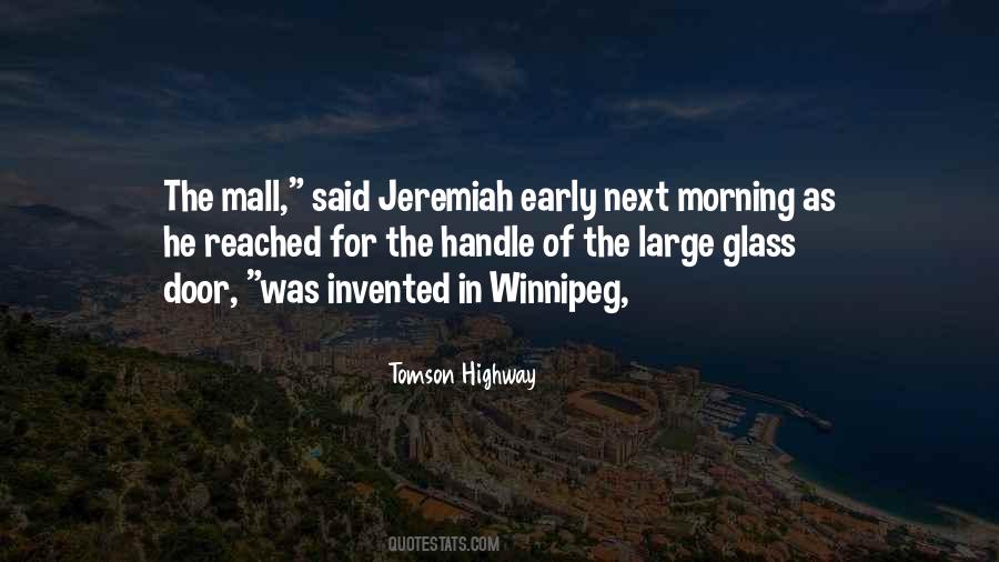 Quotes About Winnipeg #1349886